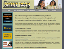 Tablet Screenshot of parentcoachplan.com